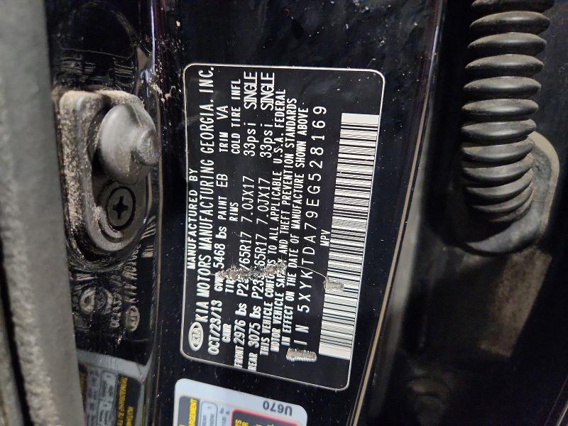 Aukcja sprzedaży 2014 Kia Sorento, vin: 5XYKTDA79EG528169, numer aukcji: 67276346