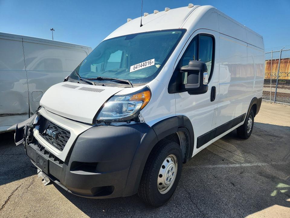 64144016 :رقم المزاد ، 3C6TRVCG2LE131071 vin ، 2020 Ram Promaster 2500 مزاد بيع
