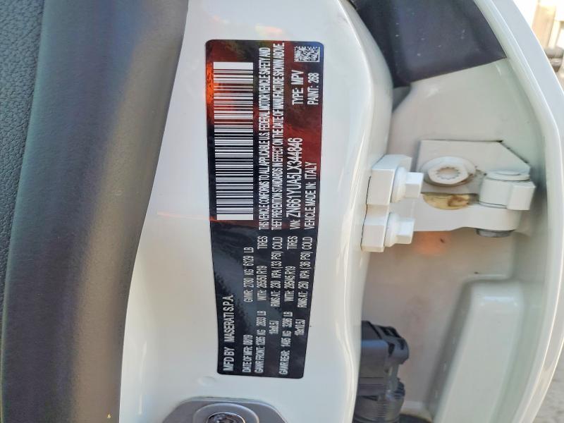 65703986 :رقم المزاد ، ZN661YUA5LX344846 vin ، 2020 Maserati Levante مزاد بيع