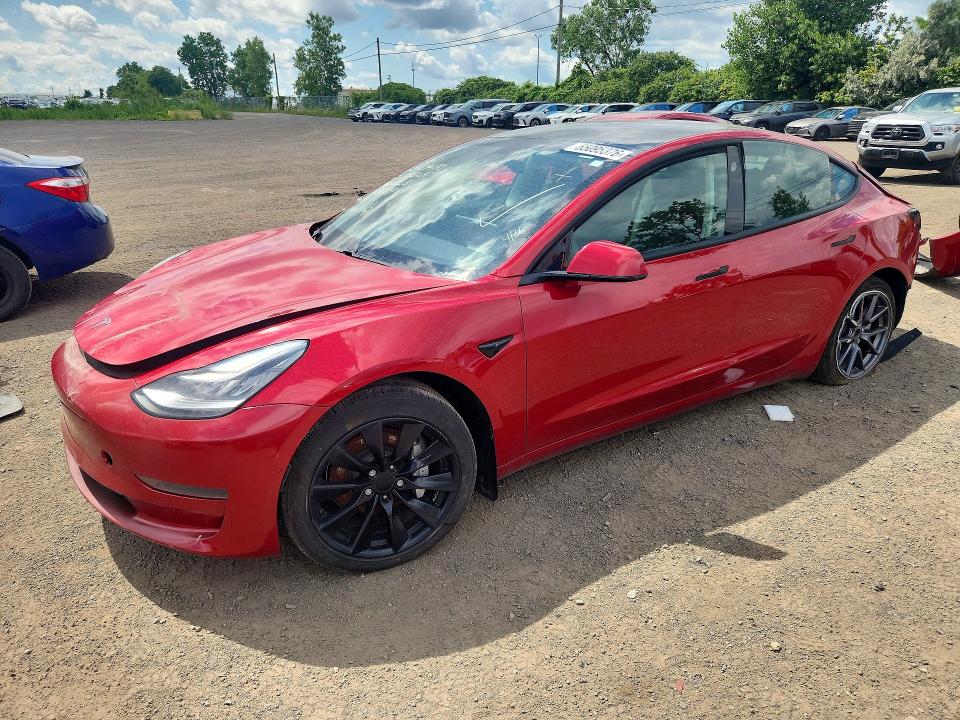 Продажа на аукционе авто 2021 Tesla Model 3, vin: 5YJ3E1EA7MF848387, номер лота: 65095376
