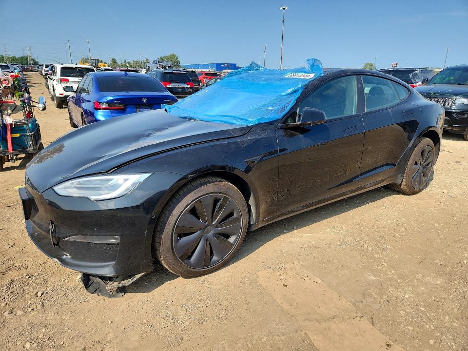 65913246 :رقم المزاد ، 5YJSA1E61MF449753 vin ، 2021 Tesla Model S مزاد بيع