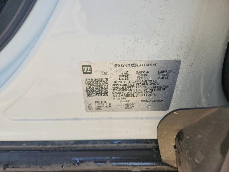 Aukcja sprzedaży 2026 Buick Encore Gx, vin: KL4AMBSL3TB117831, numer aukcji: 66468046