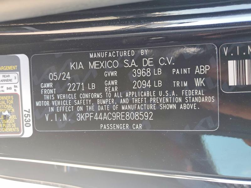 Продаж на аукціоні авто 2024 Kia Forte, vin: 3KPF44AC9RE808592, номер лоту: 66442026