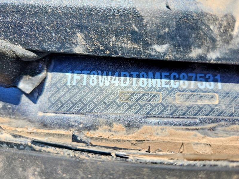 66050846 :رقم المزاد ، 1FT8W4DT8MEC87531 vin ، 2021 Ford F450 مزاد بيع