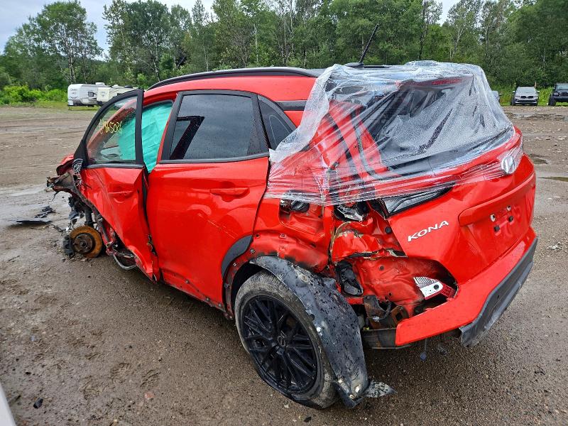 2018 Hyundai Kona მანქანა იყიდება აუქციონზე, vin: KM8K2CAA8JU083890, აუქციონის ნომერი: 61865026