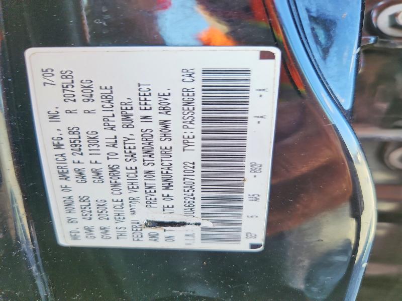 Продажа на аукционе авто 2005 Acura Tl, vin: 19UUA66245A071022, номер лота: 66287546
