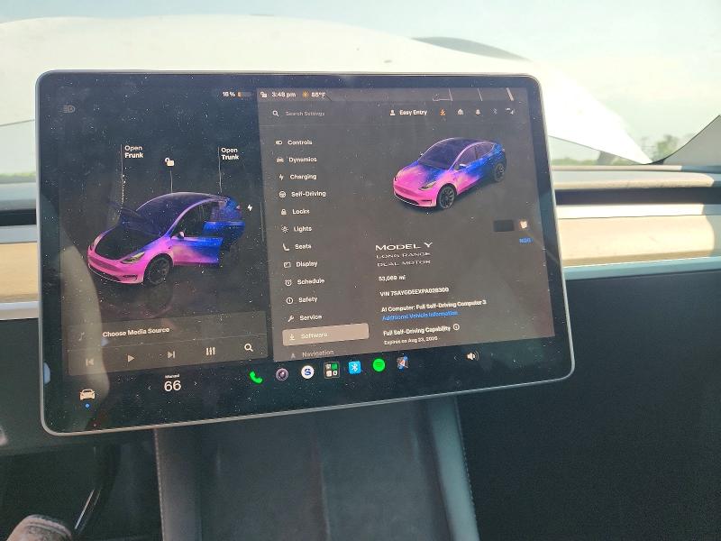2023 Tesla Model Y მანქანა იყიდება აუქციონზე, vin: 7SAYGDEEXPA028300, აუქციონის ნომერი: 63917766