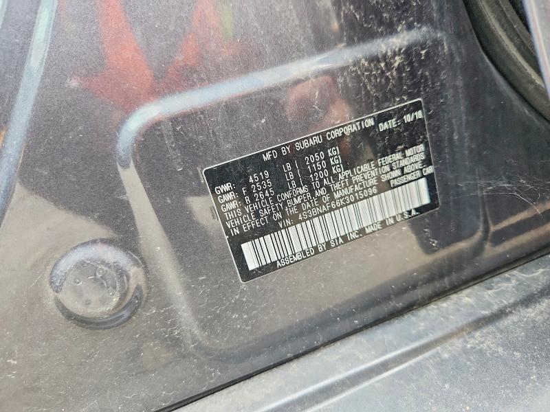 Aukcja sprzedaży 2019 Subaru Legacy, vin: 4S3BNAF66K3015096, numer aukcji: 65896236