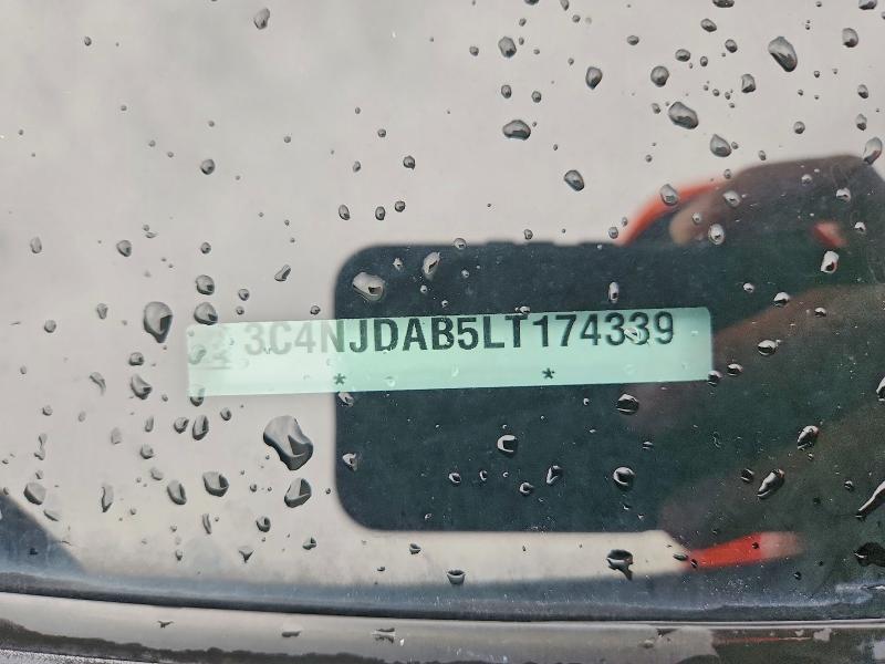 64702076 :رقم المزاد ، 3C4NJDAB5LT174339 vin ، 2020 Jeep Compass مزاد بيع