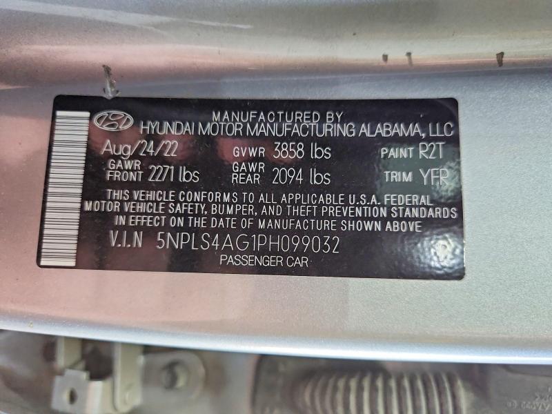 Aukcja sprzedaży 2023 Hyundai Elantra, vin: 5NPLS4AG1PH099032, numer aukcji: 64814766