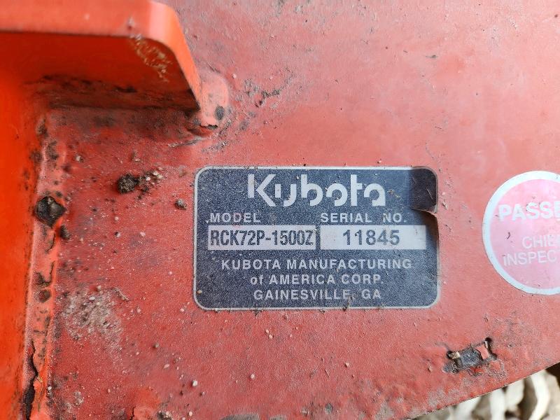 Продаж на аукціоні авто 2021 Kubota Mower, vin: 11845, номер лоту: 63825256