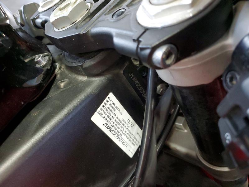 Aukcja sprzedaży 2013 Yamaha Yzfr1, vin: JYARN23E7DA014971, numer aukcji: 63523696