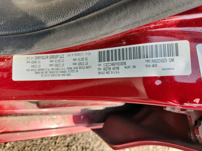 Aukcja sprzedaży 2015 Chrysler 200, vin: 1C3CCCAB6FN533296, numer aukcji: 64236336