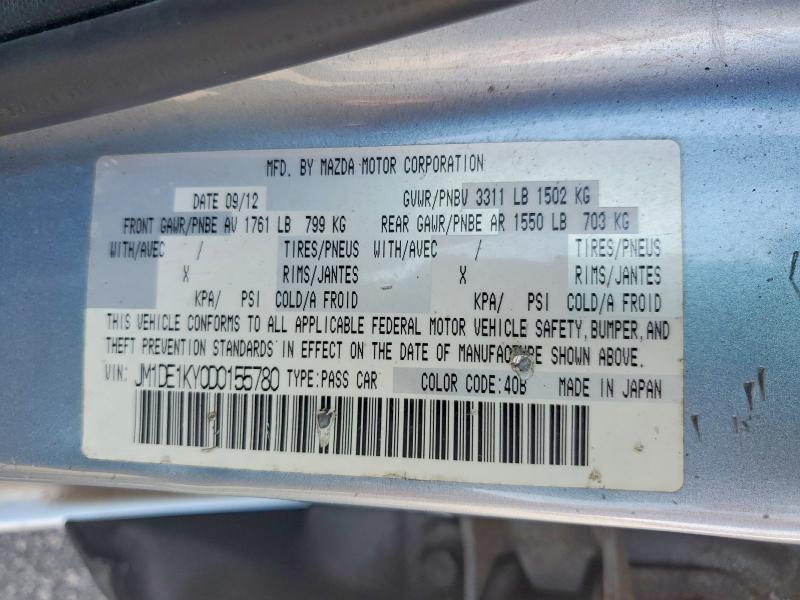 Продажа на аукционе авто 2013 Mazda Mazda2, vin: JM1DE1KY0D0155780, номер лота: 64414216