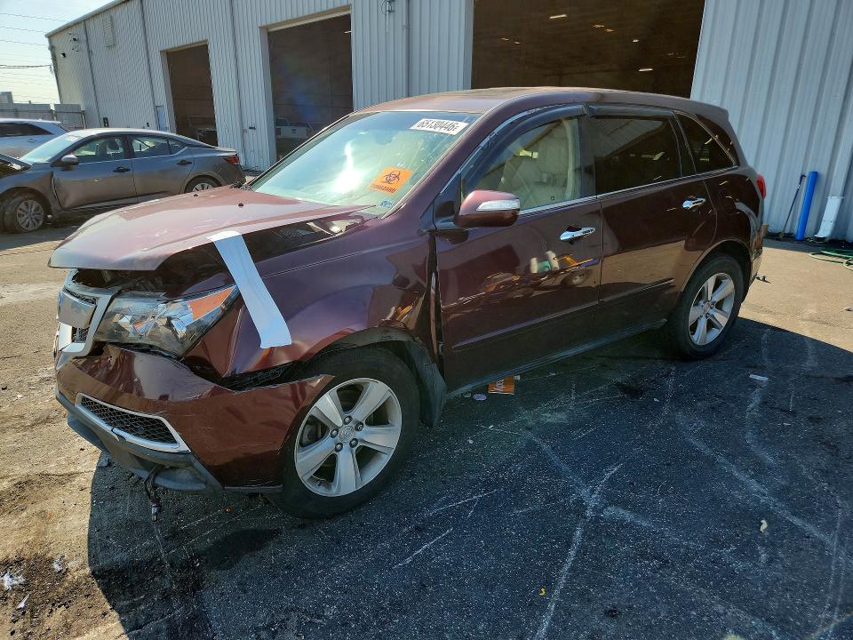 65130446 :رقم المزاد ، 2HNYD2H67AH521123 vin ، 2010 Acura Mdx مزاد بيع