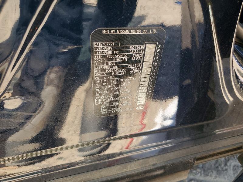 2022 Infiniti Qx55 მანქანა იყიდება აუქციონზე, vin: 3PCAJ5K38NF103679, აუქციონის ნომერი: 65273126