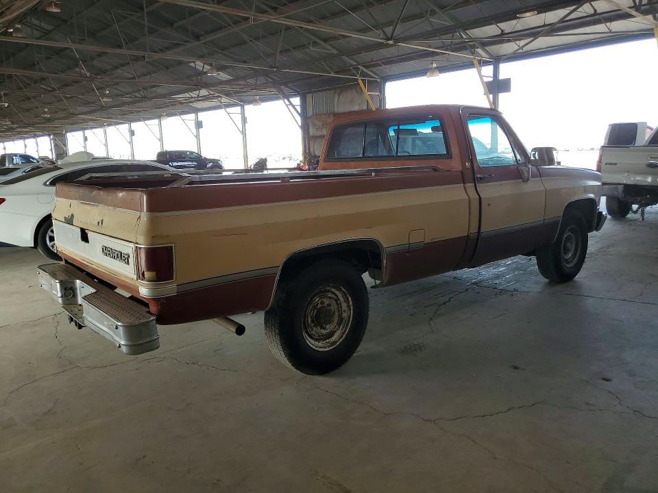 1983 Chevrolet C20 მანქანა იყიდება აუქციონზე, vin: 2GCGC24W8D1130117, აუქციონის ნომერი: 63605796