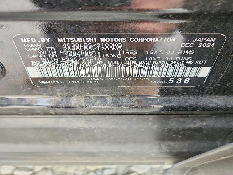 Aukcja sprzedaży 2025 Mitsubishi Eclipse Cross, vin: JA4ATVAA8SZ012728, numer aukcji: 63497176