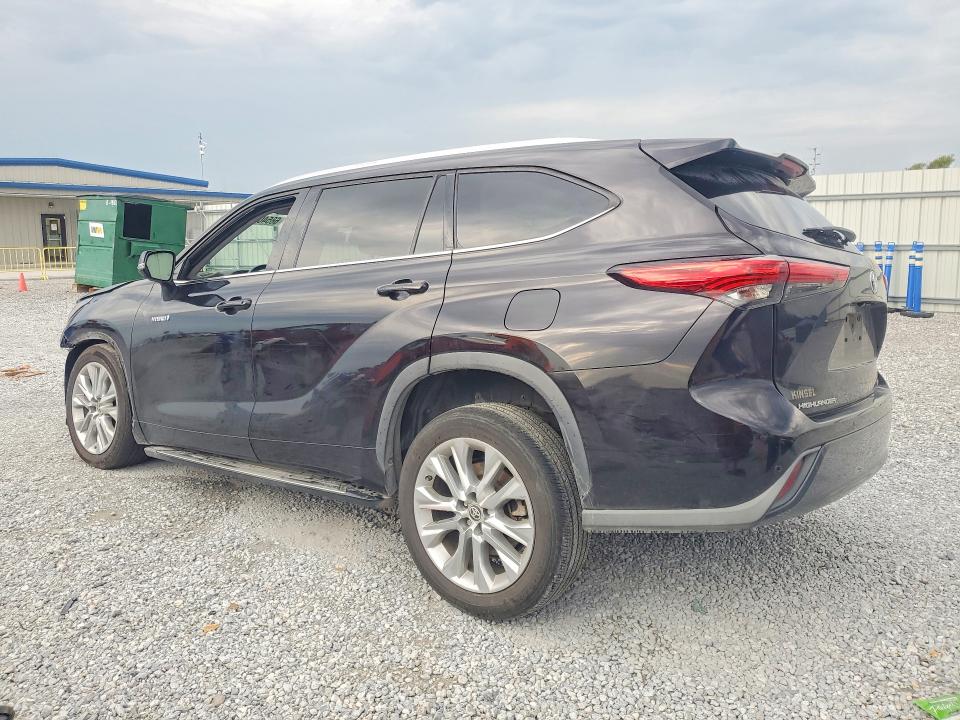66540566 :رقم المزاد ، 5TDYARAH1LS001054 vin ، 2020 Toyota Highlander Hybrid مزاد بيع