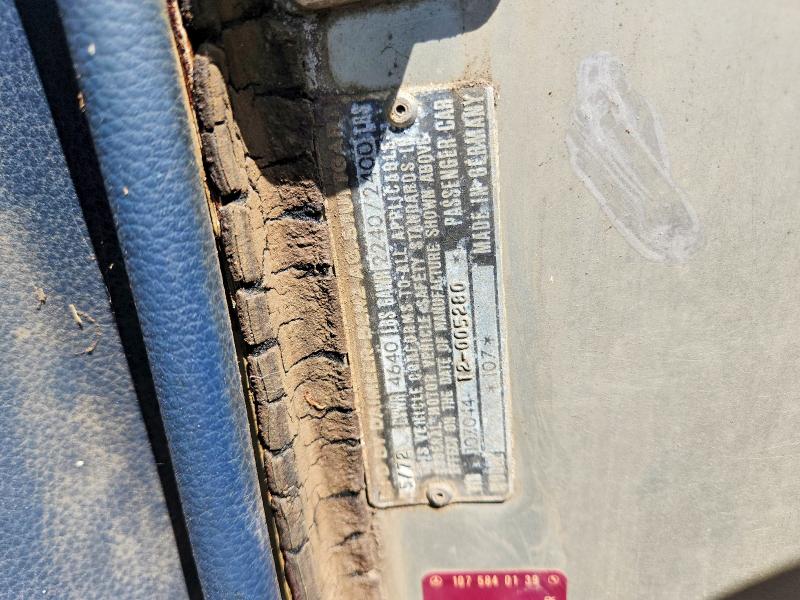 65883426 :رقم المزاد ، 10704412005280 vin ، 1972 Mercedes-benz 350 مزاد بيع