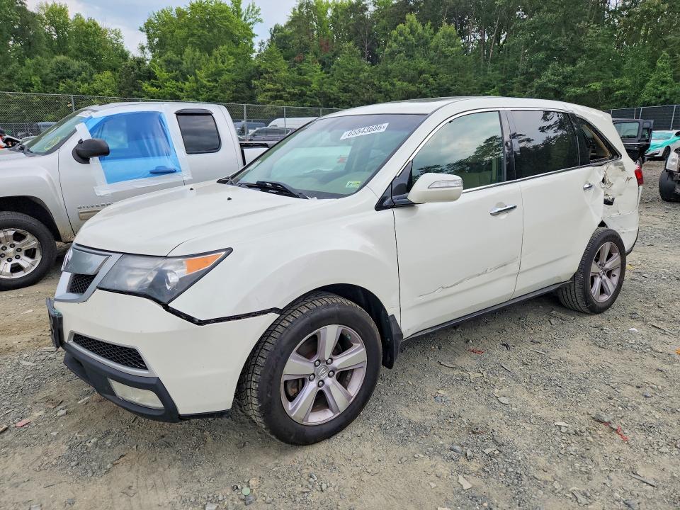 2013 Acura Mdx მანქანა იყიდება აუქციონზე, vin: 2HNYD2H27DH524542, აუქციონის ნომერი: 65543686