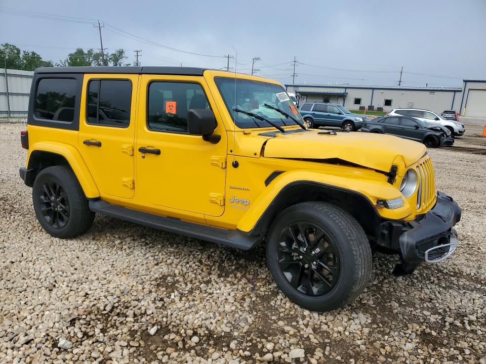 2021 Jeep Wrangler Unlimited მანქანა იყიდება აუქციონზე, vin: 1C4JJXP6XMW698768, აუქციონის ნომერი: 64062476