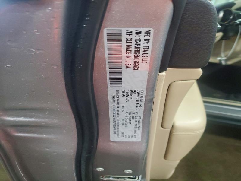 65012306 :رقم المزاد ، 1C4RJFBG6MC782603 vin ، 2021 Jeep Grand Cherokee مزاد بيع