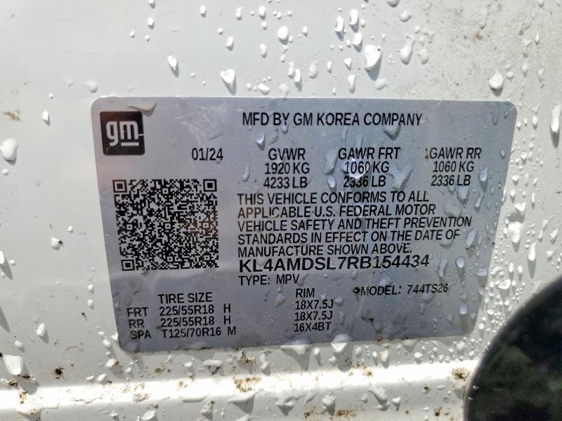 Aukcja sprzedaży 2024 Buick Encore Gx, vin: KL4AMDSL7RB154434, numer aukcji: 63725376