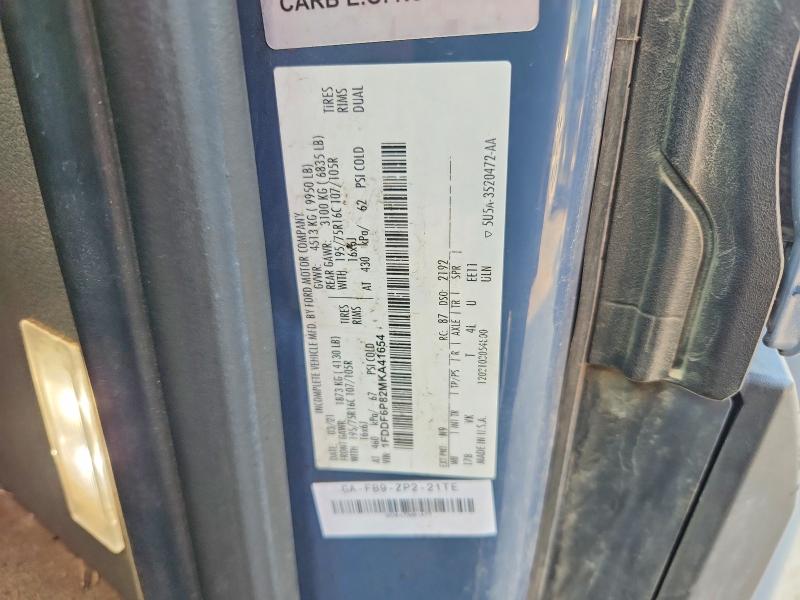 Продажа на аукционе авто 2021 Ford Transit, vin: 1FDDF6P82MKA41654, номер лота: 63449956