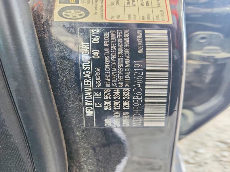 Aukcja sprzedaży 2013 Mercedes-benz E, vin: WDDHF9BB6DA662191, numer aukcji: 63879236