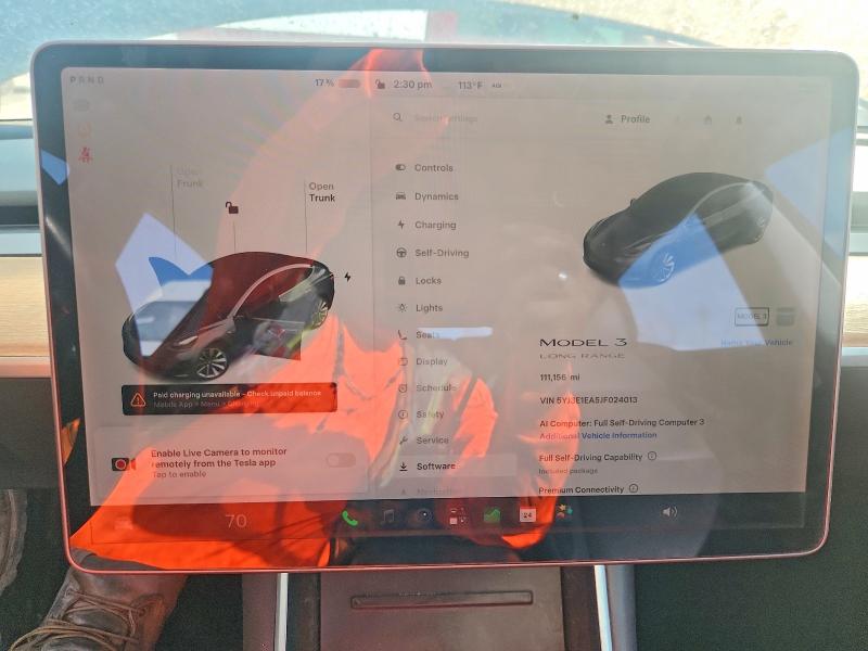 Aukcja sprzedaży 2018 Tesla Model 3, vin: 5YJ3E1EA5JF024013, numer aukcji: 64283966