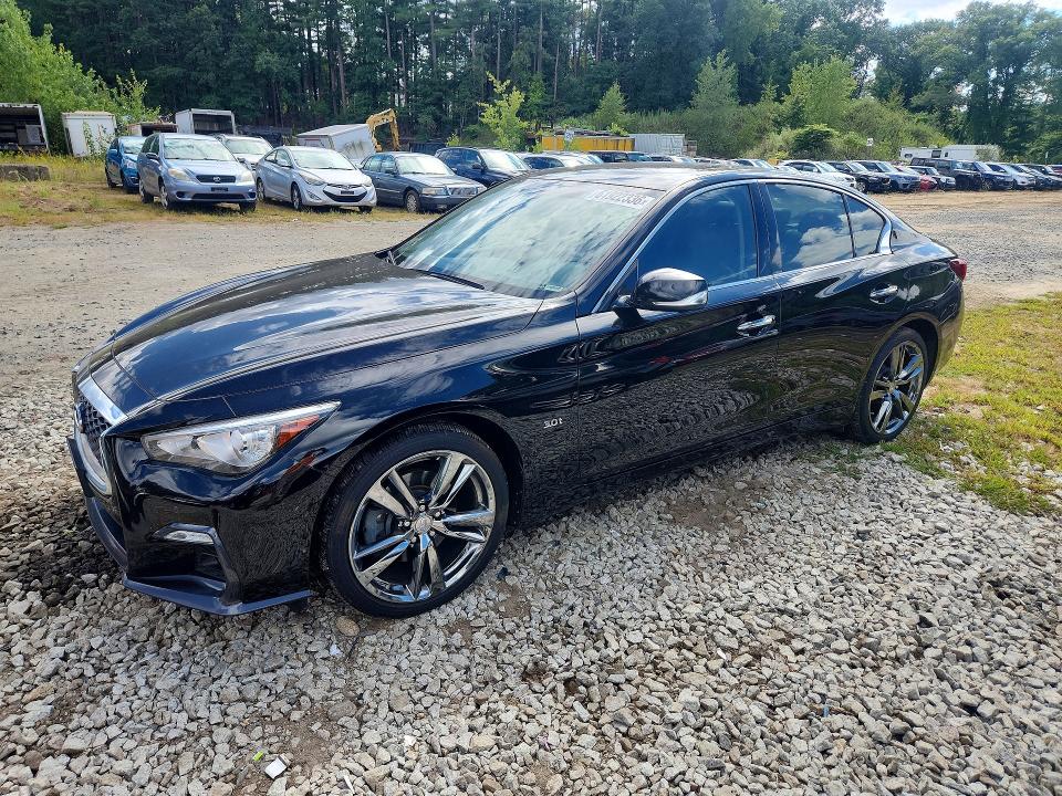 2019 Infiniti Q50 მანქანა იყიდება აუქციონზე, vin: JN1EV7AR3KM591727, აუქციონის ნომერი: 61922336