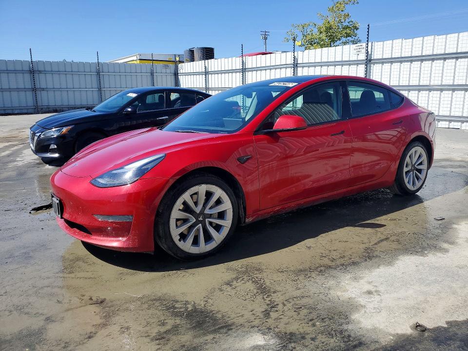 Aukcja sprzedaży 2022 Tesla Model 3, vin: 5YJ3E1EB2NF304910, numer aukcji: 64252146