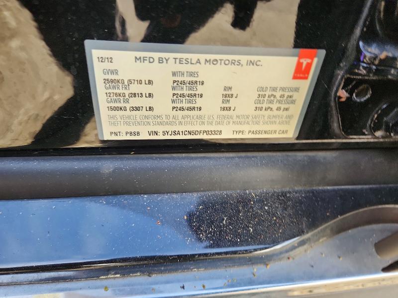Продажа на аукционе авто 2013 Tesla Model S, vin: 5YJSA1CN5DFP03328, номер лота: 65838876