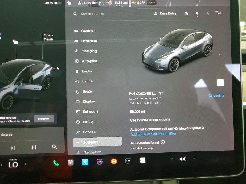 Продажа на аукционе авто 2021 Tesla Model Y, vin: 5YJYGAEEXMF188395, номер лота: 63489536