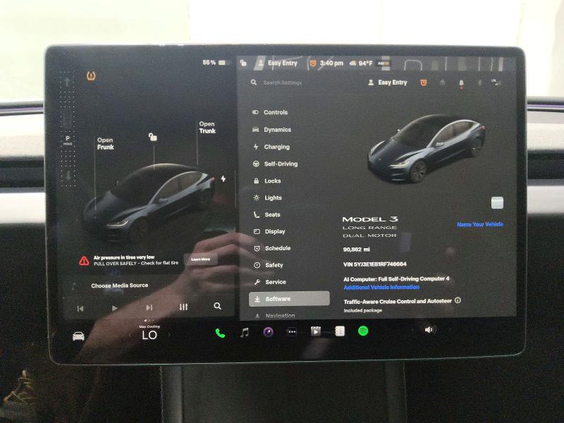 Auction sale of the 2024 Tesla Model 3, vin: 5YJ3E1EB1RF746664, lot number: 64210526