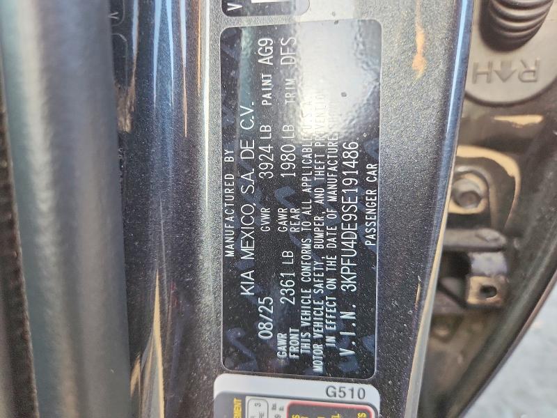 Продаж на аукціоні авто 2025 Kia K4, vin: 3KPFU4DE9SE191486, номер лоту: 64535176