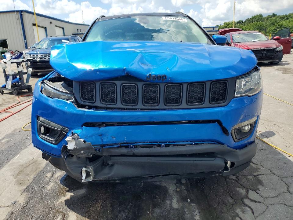 63918066 :رقم المزاد ، 3C4NJCBB0KT763080 vin ، 2019 Jeep Compass مزاد بيع