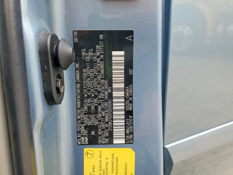 Aukcja sprzedaży 2007 Lexus Rx, vin: 2T2HK31U37C024045, numer aukcji: 66624136
