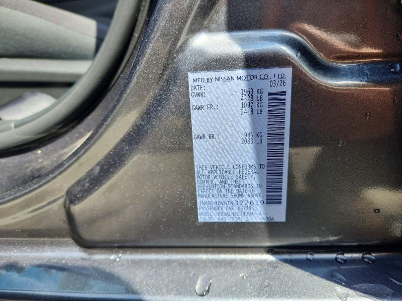 Продаж на аукціоні авто 2026 Nissan Altima, vin: 1N4BL4DV6TN322619, номер лоту: 67026766