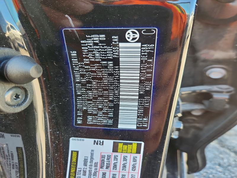 Aukcja sprzedaży 2023 Toyota Corolla, vin: 5YFS4MCE5PP145644, numer aukcji: 65551316