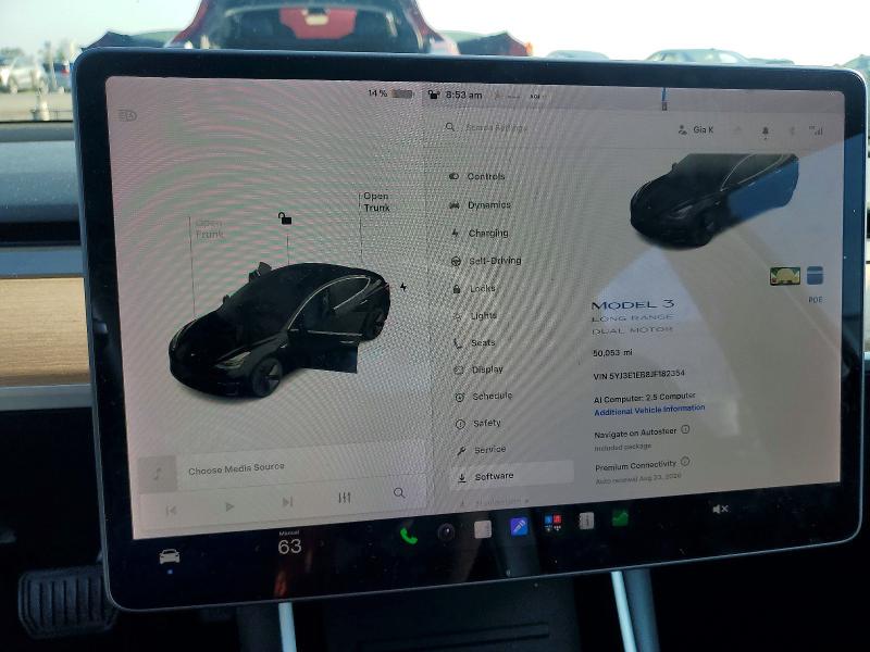 64570446 :رقم المزاد ، 5YJ3E1EB8JF182354 vin ، 2018 Tesla Model 3 مزاد بيع