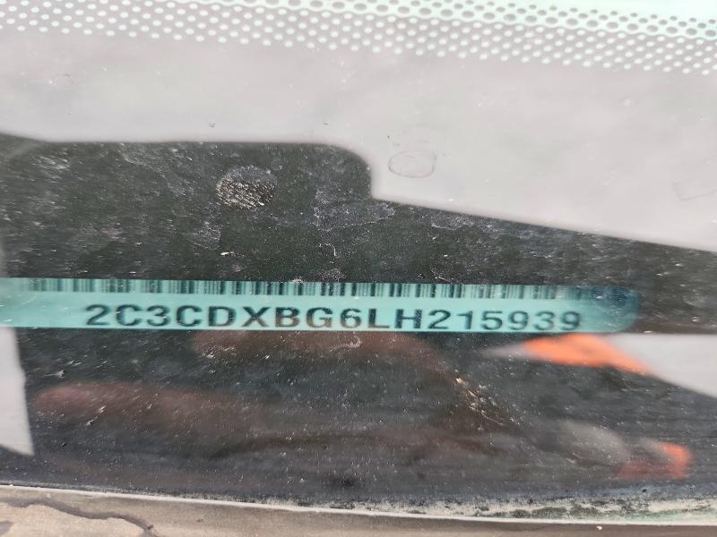 Auction sale of the 2020 Dodge Charger, vin: 2C3CDXBG6LH215939, lot number: 64766076