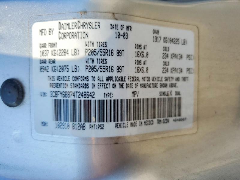 Продаж на аукціоні авто 2004 Chrysler Pt Cruiser, vin: 3C8FY68874T248642, номер лоту: 64932786