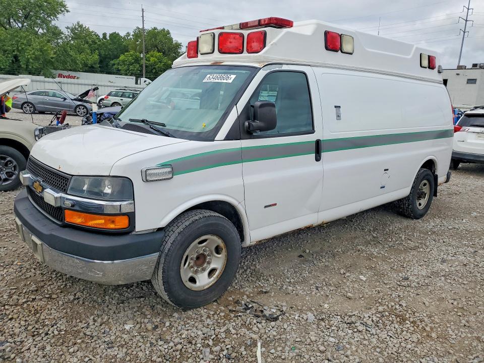 2011 Chevrolet Express G3500 მანქანა იყიდება აუქციონზე, vin: 1GBZGUCL3B1185680, აუქციონის ნომერი: 63468606