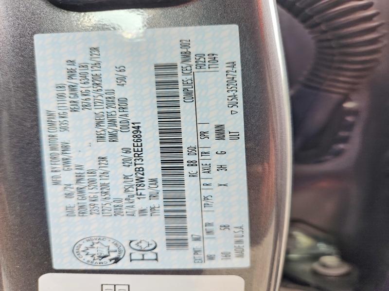 65485946 :رقم المزاد ، 1FT8W2BT3REE68941 vin ، 2024 Ford F250 مزاد بيع