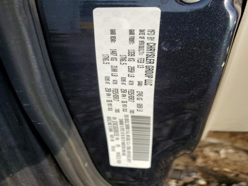 64556246 :رقم المزاد ، 2C4RC1BG6DR691352 vin ، 2013 Chrysler Town & Country مزاد بيع