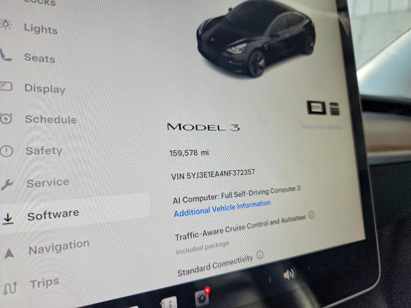 Продаж на аукціоні авто 2022 Tesla Model 3, vin: 5YJ3E1EA4NF372357, номер лоту: 63696286