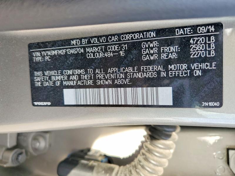 Продаж на аукціоні авто 2015 Volvo S60, vin: YV149MFM2F1346704, номер лоту: 65155666