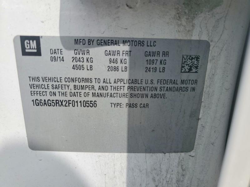 Продаж на аукціоні авто 2015 Cadillac Ats, vin: 1G6AG5RX2F0110556, номер лоту: 63478676
